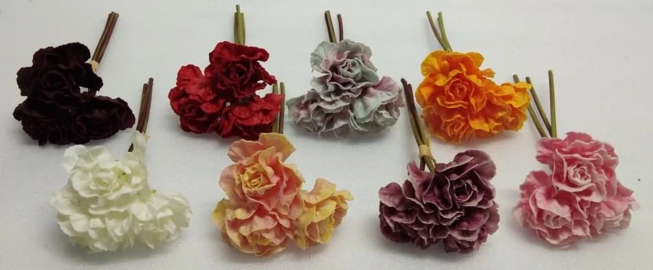 PU Carnation Bunch x3